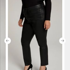 Good American Good Legs Coated denim (black) NWT, tried on but did not wear.